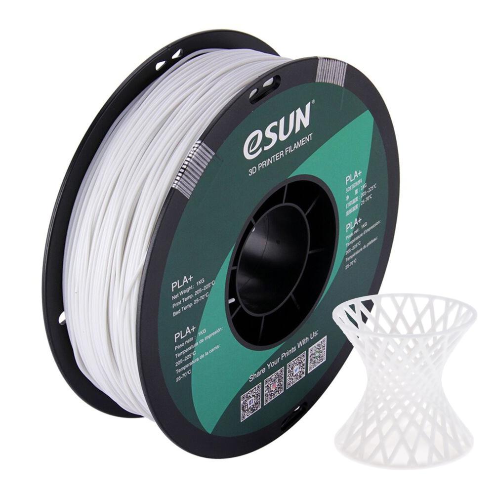 3D Printer Filament |   eSUN PLA+ 1.75mm Black 3D Printer Filament Corn Grain Refining Material 1KG Spool (2.2lbs) Dimensional Accuracy +/- 0.05mm Consumables 3D Printer Filament 3D Printer Filament