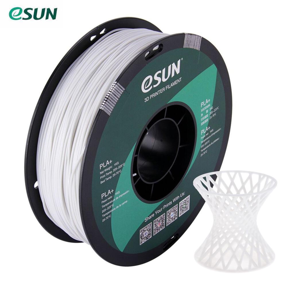 3D Printer Filament |   eSUN PLA+ 1.75mm Black 3D Printer Filament Corn Grain Refining Material 1KG Spool (2.2lbs) Dimensional Accuracy +/- 0.05mm Consumables 3D Printer Filament 3D Printer Filament