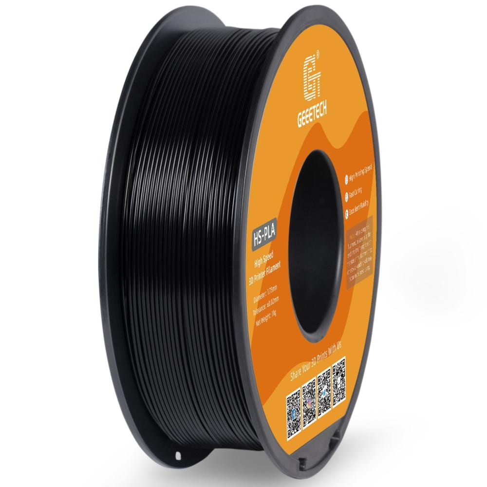 3D Printer Filament |   GEEETECH High Speed PLA 3D Printer Filament 1.75mm High Fluidity Fast Curing 3D Printing Material 1KG(2.2lb) Accuracy +/-0.03mm Standard 1 Roll 3D Printer Filament 3D Printer Filament