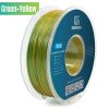 3D Printer Filament |   Geeetech Silk PLA Filament for 3D Printer 1.75mm Dimensional Accuracy +/- 0.03mm High Quality Gradient Double Color 3D Printing Material for Most FDM 3D Printers 1kg Spool (2.2 lbs) – Yellow+Green 3D Printer Filament 3D Printer Filament