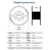 3D Printer Filament |   KINGROON 3D Printer PLA Filament 1KG 1.75mm Triple Color Silk PLA Filament – Red Green Blue 3D Printer Filament 3D Printer Filament