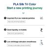 3D Printer Filament |   KINGROON 3D Printer PLA Filament 1KG 1.75mm Triple Color Silk PLA Filament – Red Green Blue 3D Printer Filament 3D Printer Filament