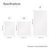 3D Printer Parts |   20PCS Blank Stencil Sheets 8x12in with 3pcs Replacement Cutting Mat Non-Slip Gridded 3D Printer Parts 3D Printer Parts