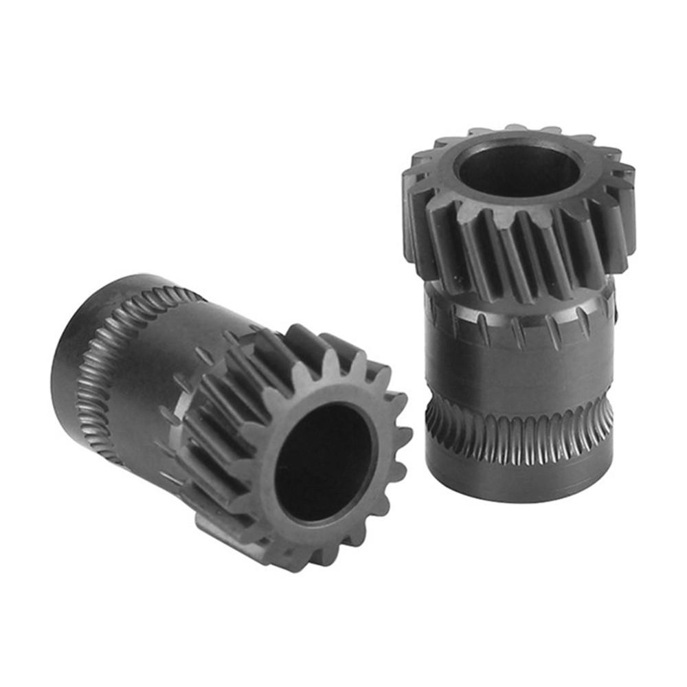 3D Printer Parts |   2PCS Helical Gear Dual-gear Extruder Gear Replacement High strength Die Steel Material Extrusion Wheels Compatible with mini V1/ V2 Double Gear / Sherpa Extruders 3D Printer Parts 3D Printer Parts