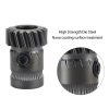 3D Printer Parts |   2PCS Helical Gear Dual-gear Extruder Gear Replacement High strength Die Steel Material Extrusion Wheels Compatible with mini V1/ V2 Double Gear / Sherpa Extruders 3D Printer Parts 3D Printer Parts