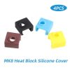 3D Printer Parts |   3D Printer Heat Block Silicone Cover Case MK8 Hotend Extruder Silicone Insulation Socks Compatible with Creality Ender 3 Ender 3 Pro Ender 5 CR-10 10S S4 S5 Anet A8 3D Printer 3D Printer Parts 3D Printer Parts