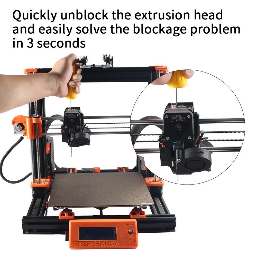 3D Printer Parts |   3D Printer Nozzle Cleaning Kit Extruder Filament Cleaner with 4pcs Cleaning Shafts and Nozzle Torque Wrench for M7/M8 Threaded   Nozzles Suitable for Most of 3D Printing Machines 3D Printer Parts 3D Printer Parts