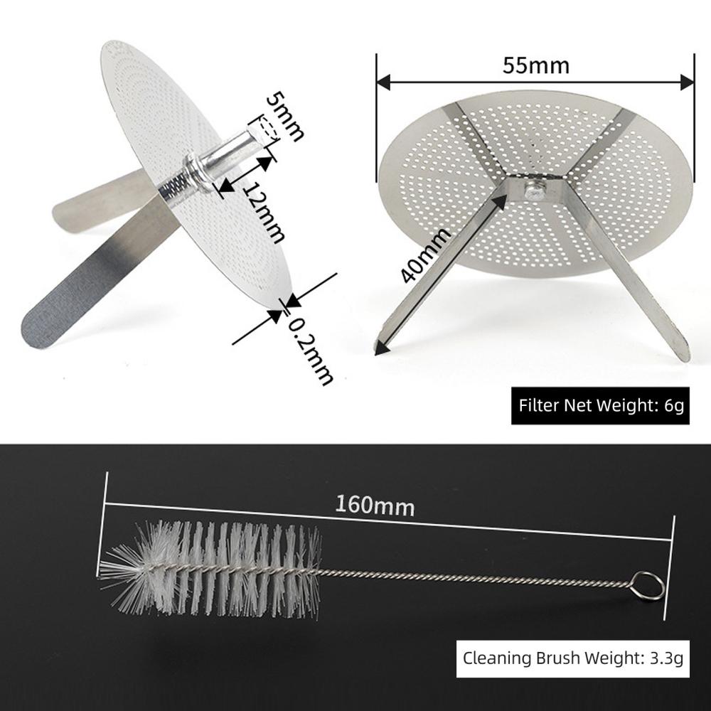 3D Printer Parts |   3D Printer Resin Filter Funnel 304 Stainless Steel Durable Removable Filter Net with Cleaning Brush 3D Printer Parts 3D Printer Parts