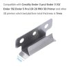 3D Printer Parts |   4pcs Bed Clips Clamps Stainless Steel Material Durable for 7mm Thickness Printing Bed Platform 3D Printer Parts 3D Printer Parts