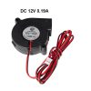 3D Printer Parts |   5015 Brushless Cooling Blower Fan DC 12V 0.19A Turbo Small Fan Ultra-Quiet Oil Bearing 6500RPM Size 50 * 50 * 15mm for DIY 3D Printer 3D Printer Parts 3D Printer Parts