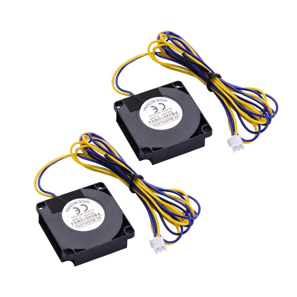 3D Printer Parts |   Aibecy 2pcs Blower Fan Brushless Cooling Fan 40*40*10mm DC 12V Compatible with CR-10/CR-10S/CR-10 S4/CR-10 S5 3D Printer Extruder Hotend 3D Printer Parts 3D Printer Parts