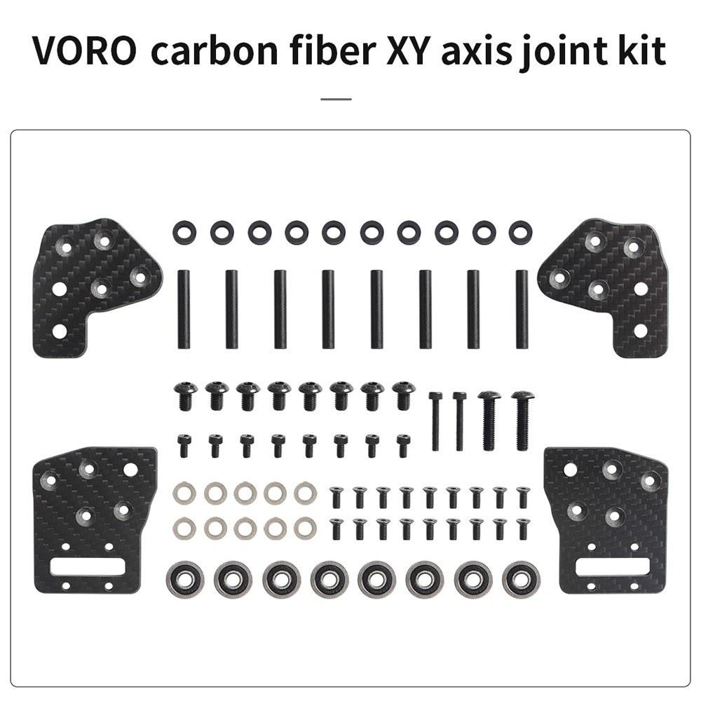 3D Printer Parts |   CNC Carbon Fiber XY Joint Kit Lightweight and Shock-absorbing Structure High Strength Compatible with Voro 2.4 /Trident 3D Printers Easy to Install  3D Printer Parts 3D Printer Parts 3D Printer Parts