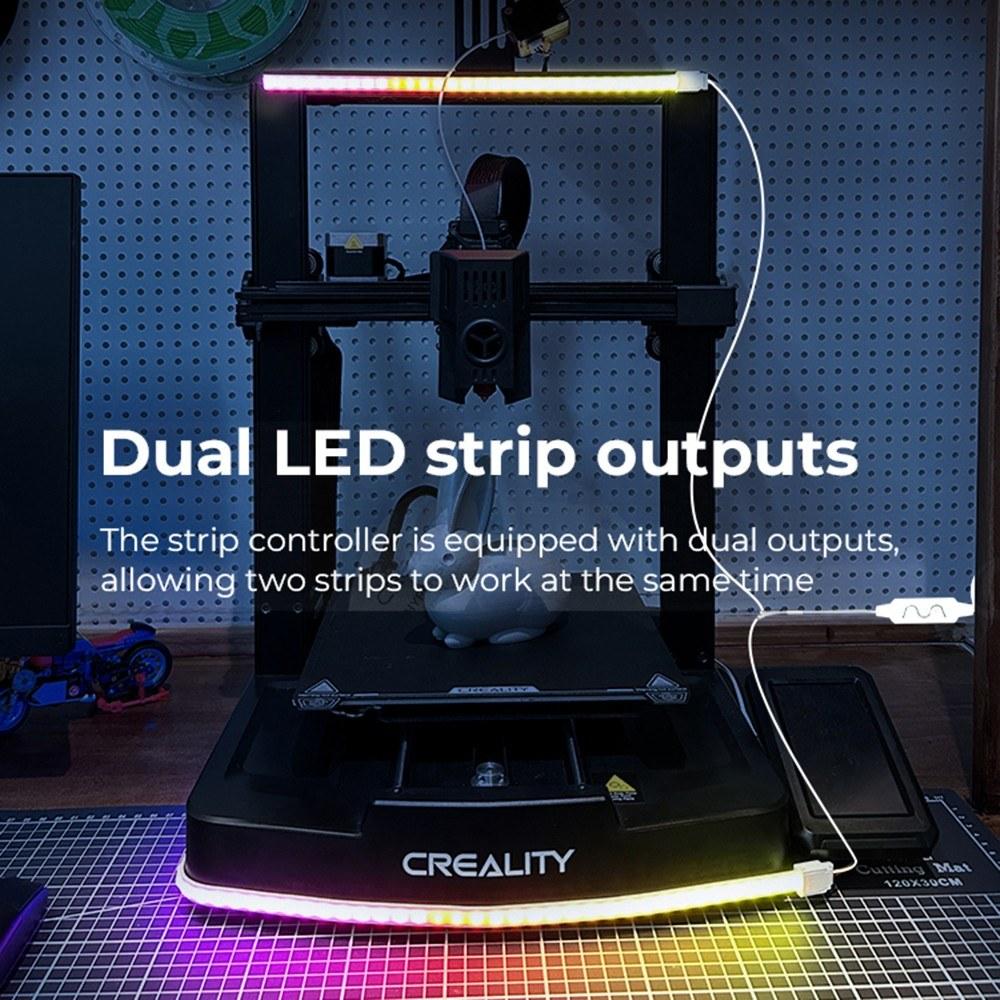 3D Printer Parts |   Creality Colorful DIY LED Strip 300cm Length with USB Easy to Power Supply Wireless Control 3D Printer Parts 3D Printer Parts