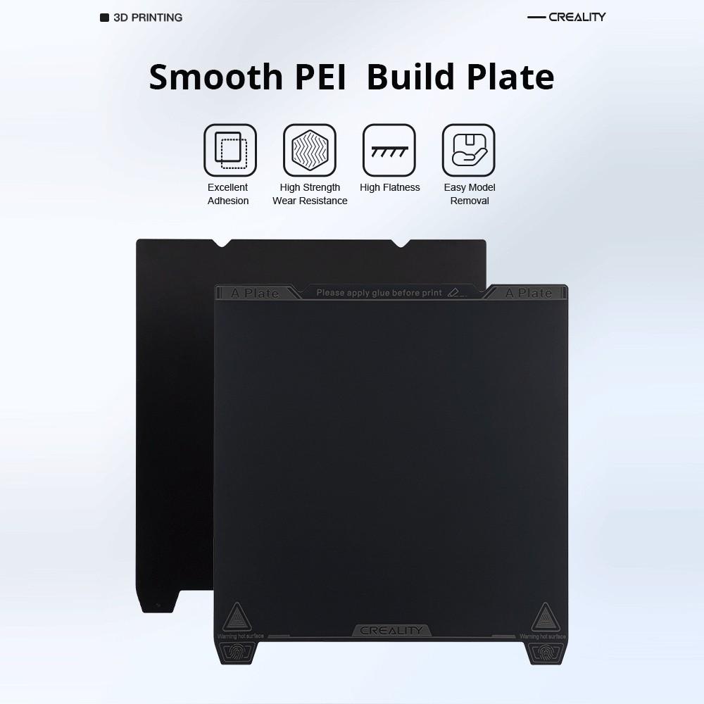 3D Printer Parts |   Creality K1 Smooth PEI Build Plate Kit 3D Printer Parts 3D Printer Parts