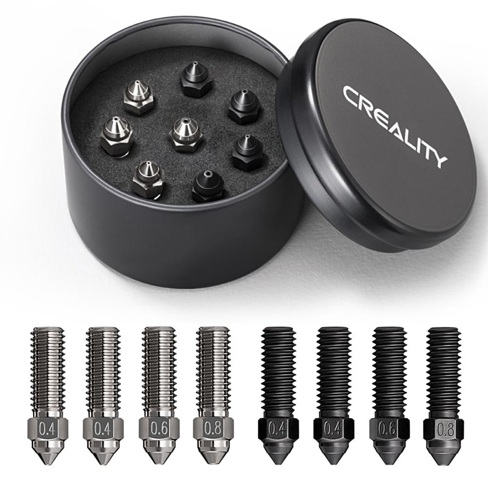 3D Printer Parts |   CREALITY New Copper Alloy and Hardened Steel Nozzle K1 Nozzle Kit 3D Printer Parts 3D Printer Parts