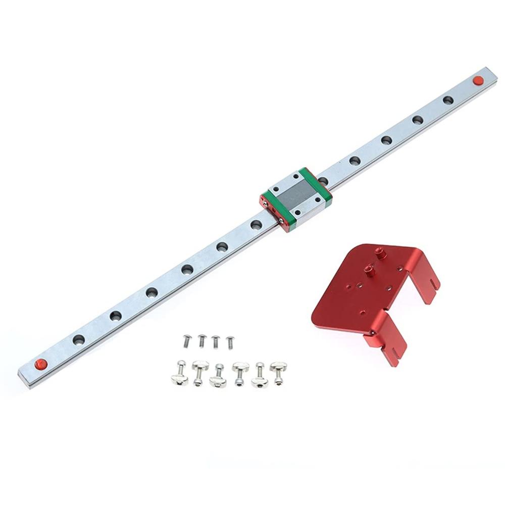 3D Printer Parts |   Ender 3 X-axis MGN12C Linear Rail Guide Kit with Fix Plate Mount Bracket 3D Printer Parts 3D Printer Parts