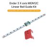 3D Printer Parts |   Ender 3 X-axis MGN12C Linear Rail Guide Kit with Fix Plate Mount Bracket 3D Printer Parts 3D Printer Parts