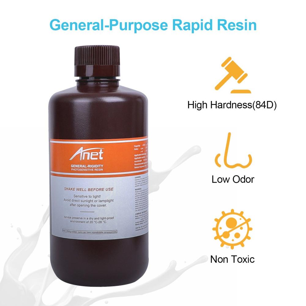 3D Printer Parts |   General-Purpose Rapid Resin 405nm Standard Photopolymer 3D Printer Parts 3D Printer Parts