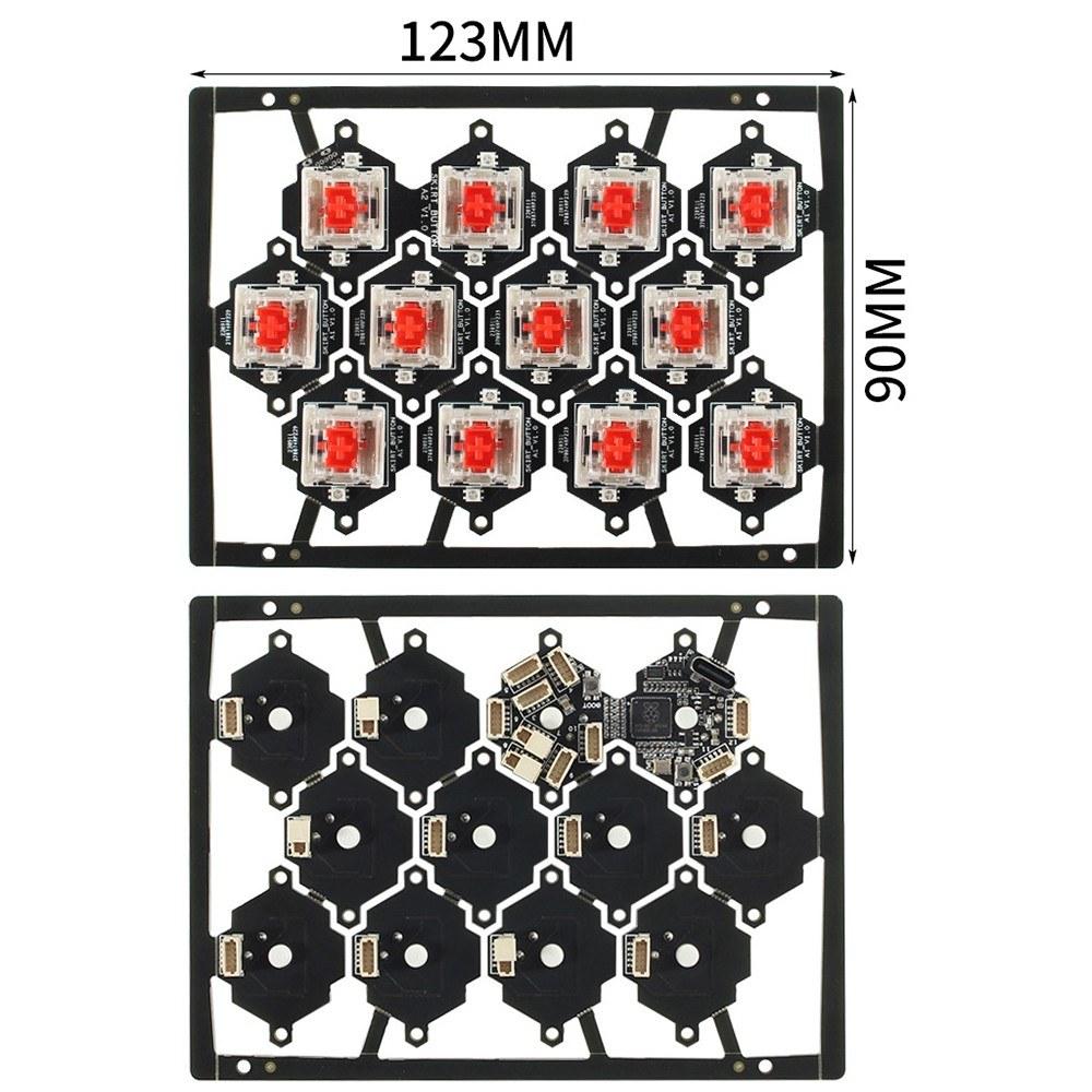 3D Printer Parts |   Hot Key Board Vor Skirt Klipper Pre-installed PCB Board with LED Compatible with Vor V2.4/Trident/Switchwire 3d Printers 3D Printer Parts 3D Printer Parts