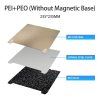 3D Printer Parts |   PEI PEO Build Plate 3D Print Bed Textured PEI Surface + Smooth PEO Surface Magnetic Spring Steel Flexible Platform 3D Printer Parts 3D Printer Parts