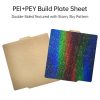 3D Printer Parts |   PEI+PEY Build Plate Sheet 257x257mm Spring Steel Plate Double-Sided Textured with Starry Sky Pattern Compatible with Bambu Lab X1/X1C/X1E/P1P/P1S/A1 3D Printer Stable Molding and Easy Demolding 3D Printer Parts 3D Printer Parts