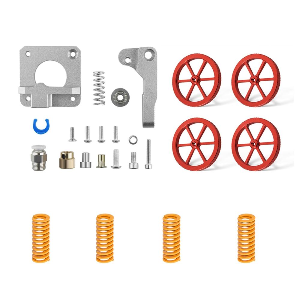 3D Printer Parts |   TWO TREES 3D Printer Parts & Accessories Upgraded All Metal Extruder and 4PCS Hand Twist Leveling Nut Diameter 60mm with 4pcs Heated Bed Springs for Creality Ender-3/Ender-3 Pro/ CR-10 Series 3D Printer 3D Printer Parts 3D Printer Parts