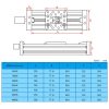 3D Printer Parts |   TwoTrees 200mm 4080U Aluminum Linear Guide Slide DIY CNC Router Parts for 3D Printer Engraving Machine 3D Printer Parts 3D Printer Parts