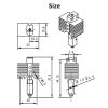 3D Printer Parts |   Upgraded Hotend Kit with Plated Copper Heater Block 3D Printer Parts 3D Printer Parts