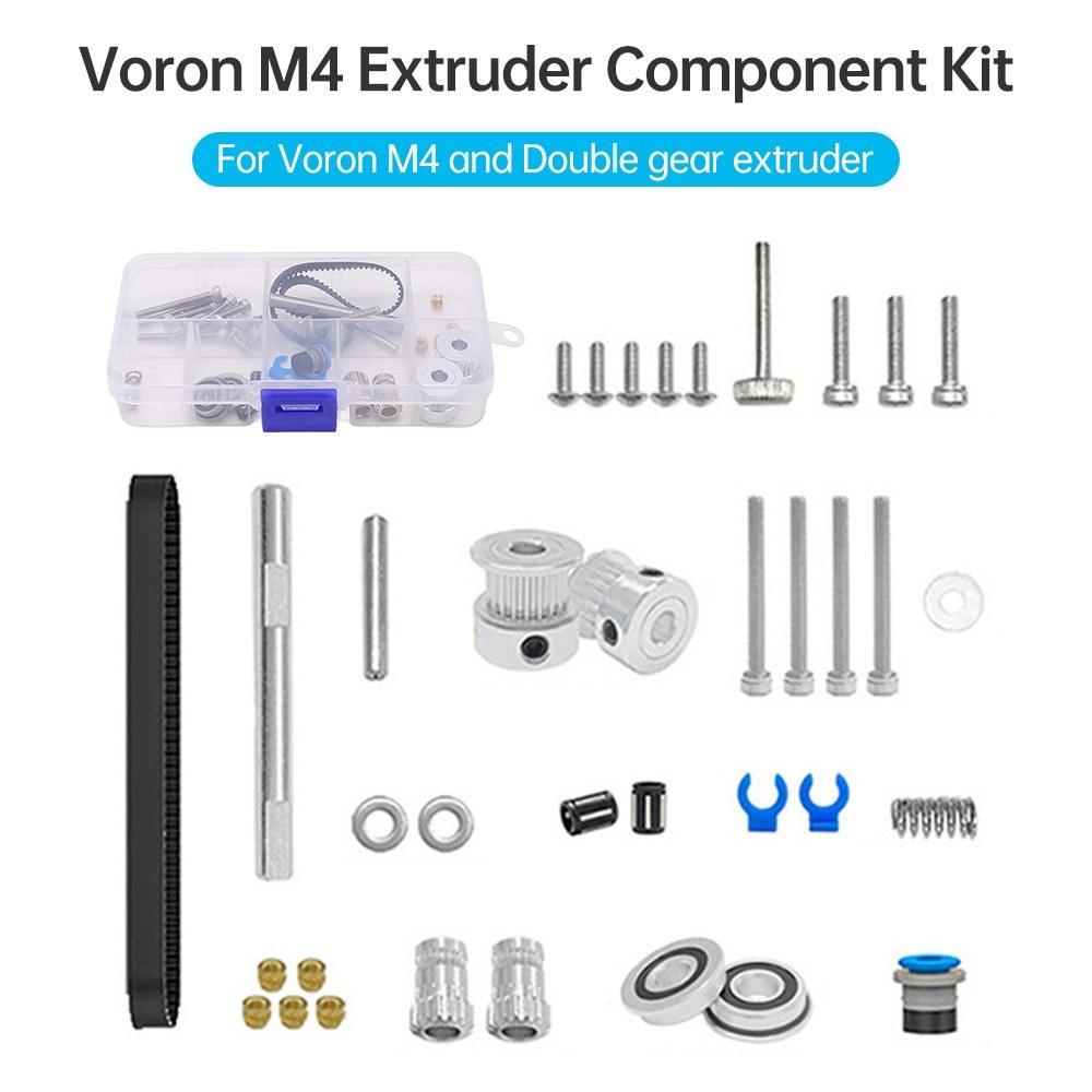 3D Printer Parts |   Voron M4 Extruder Kit Compatible with Voron M4 3D Printer Includes GT2 20T Pulley M3 BHCS Screw 188mm GT2 Belt Loop and Storage Box 3D Printer Parts 3D Printer Parts