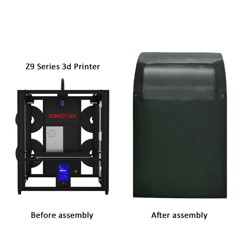 3D Printer Parts |   ZONESTAR 3D Printer Enclosure Upgrade Fireproof Dustproof Protective Cover to Keep Constant Temperature for Z9V5 MK6 3D Printer 3D Printer Parts 3D Printer Parts