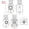 3D Printer Parts |   ZONESTAR M4V6 24V 3D Printer Direct Drive Extruder Upgrade Kit 4-IN-1-OUT Mix Color Hotend Support 4 Colors Printhead with V6 Nozzle 3D Printer Parts 3D Printer Parts