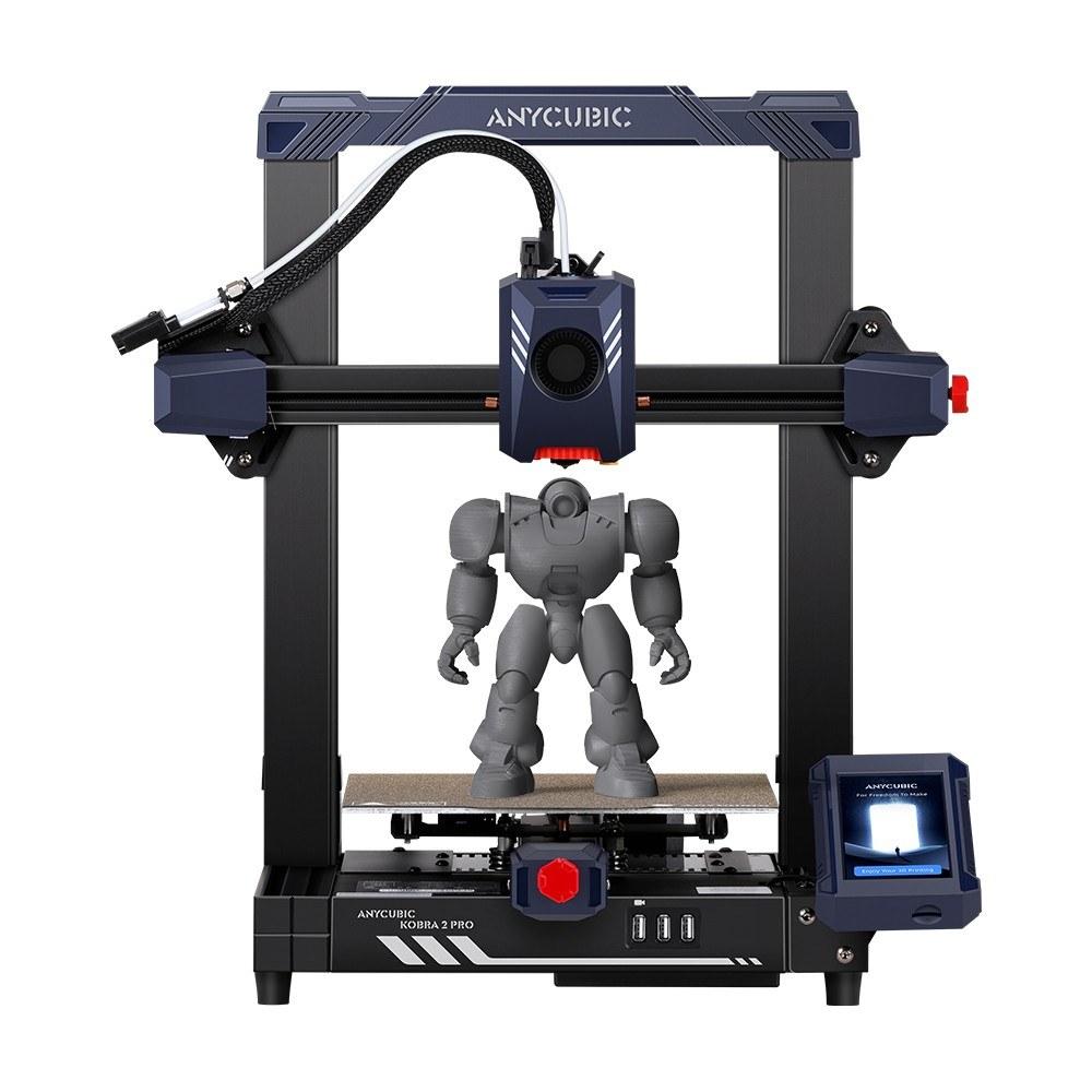 3D Printers |   Anycubic Kobra 2 Pro 3D Printer Max Speed 500mm/s Support Remote Control and APP Auto Leveling Printing Platform with 250×220 x220mm Build Size Suitable for 1.75mm Filament PLA/TPU/ABS/ PETG 3D Printers 3D Printers