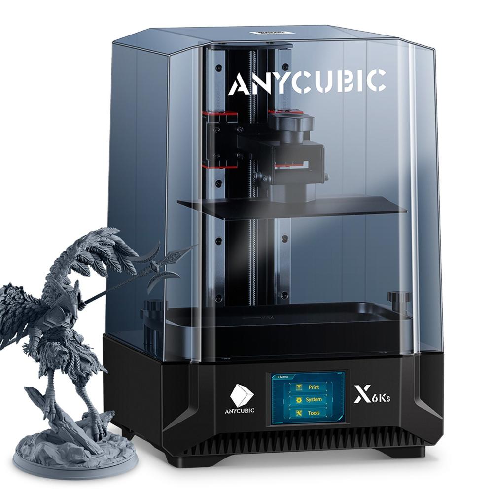 3D Printers |   Anycubic Photon Mono X 6Ks Resion 3D Printer with 9.1 inch 6K Monochrome Exposure Screen 20×19.5×12.2cm Large Print Size 3D Printers 3D Printers