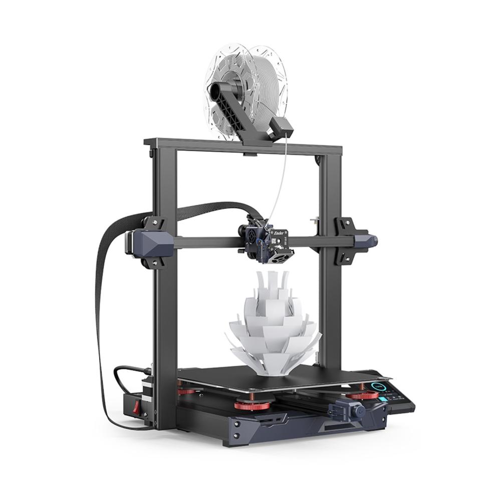 3D Printers |   Creality 3D Ender-3 S1 Plus Desktop 3D Printer 300x300x300 Build Size      PC Spring Steel Printing Platform CR Touch Automatic Leveling with 3D Printer PLA Filament 1KG 1.75mm High Quality 3D Printing Material  +/-0.02mm Standard 1 Rolls – Grey 3D Printers 3D Printers