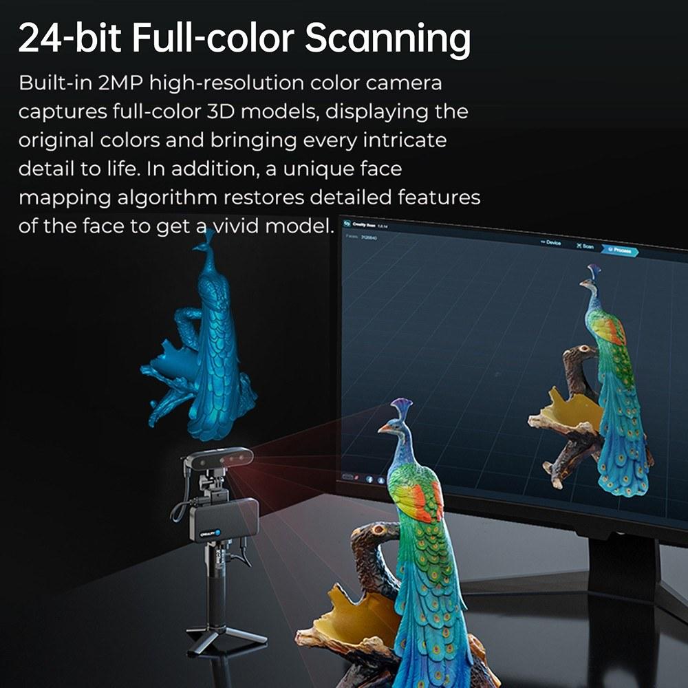 3D Printers |   Creality CR-Scan Ferret Pro 3D Scanner Portable and Handheld 30fps Scaning Speed 0.1mm Accuracy ASIC Chipset Dual Mode Scanning 3D Printers 3D Printers