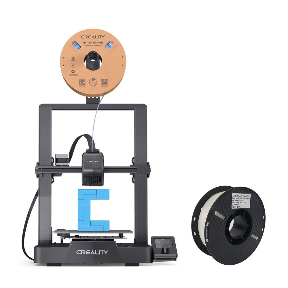 3D Printers |   Creality Ender-3 V3 SE 3D Printer with CR Touch Auto Leveling 220*220*250mm Printing Size + KINGROON 3D Printer PLA Filament 1KG 1.75mm Dimensional Accuracy +/-0.02mm Standard 1 Rolls 3D Printers 3D Printers