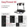 3D Printers |   EasyThreed K8 3D Printer FDM Desktop Printing Machine 150x150x150mm Print Size for Beginners Comes with 10m PLA Sample Filament 3D Printers 3D Printers