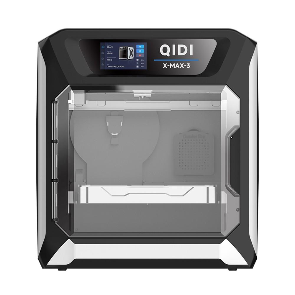 3D Printers |   QIDI TECH X-Max 3 3D Printer Machine 600mm/s Fast Print with 12.8×12.8×12.4” All-Around Large Size Support Fully Automatic Leveling Suitable for ABS/ASA/PETG/PA/PC/GF/CF/PLA/UltraPA/Nylon Filament 3D Printers 3D Printers