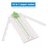 Basic Office |   12in1 Mini Paper Trimmer Rotary Cutter A4 Cut Length 12 Different Shapes Desktop Paper Cutting Machine Basic Office Basic Office