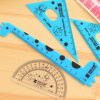 Basic Office |   4PCS Lovely Giraffe Goat Animal Ruler Suit Office Supplies Stationery Kawaii Rulers Students Prize Birthday Gift Basic Office Basic Office