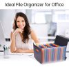 Basic Office |   Bisofice Accordian File Folder Organizer with Handle 24 Pockets Expanding File Case Basic Office Basic Office