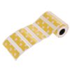 Basic Office |   Cute Cartoon Direct Thermal Labels Roll 57*30mm(2.17*1.18in) Strong Adhesive Sticker Clear Printing for PeriPage A6 Pocket BT Thermal Printer, 1 Roll Basic Office Basic Office