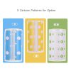 Basic Office |   Cute Cartoon Direct Thermal Labels Roll 57*30mm(2.17*1.18in) Strong Adhesive Sticker Clear Printing for PeriPage A6 Pocket BT Thermal Printer, 1 Roll Basic Office Basic Office