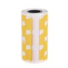 Basic Office |   Cute Cartoon Direct Thermal Labels Roll 57*30mm(2.17*1.18in) Strong Adhesive Sticker Clear Printing for PeriPage A6 Pocket BT Thermal Printer, 1 Roll Basic Office Basic Office