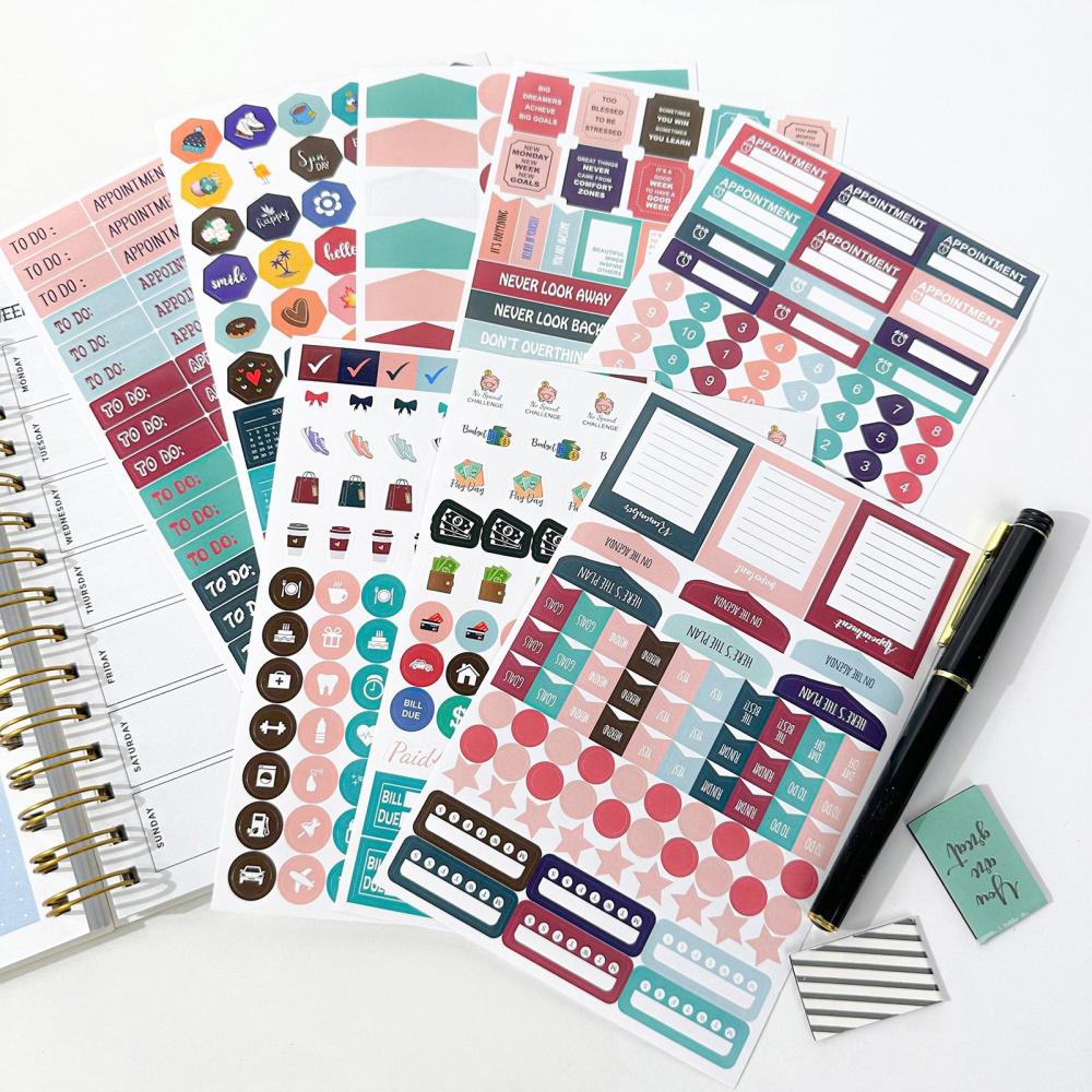 Basic Office |   DIY Journal Kit Planner Notebook Scrapbook and Diary Supplies Set Basic Office Basic Office