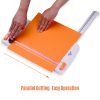 Basic Office |   JIELISI A4 Paper Trimmer Desktop Paper Machine 12.2 Inch Cutting Length for Craft Paper Card Photo Laminated Paper Scrapbook Basic Office Basic Office