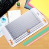 Basic Office |   JIELISI A4 Paper Trimmer Desktop Paper Machine 12.2 Inch Cutting Length for Craft Paper Card Photo Laminated Paper Scrapbook Basic Office Basic Office