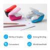 Basic Office |   KW-triO Hand-held Mini Safe Stapler No Staples Stapleless 4 Sheets Capacity for Paper Binding Shop School Office Home Supplies Basic Office Basic Office