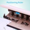 Basic Office |   KW-triO Handheld DIY Mushroom 12 Holes Punch Puncher Paper Cutter with Ruler 6 Sheets Punch Capacity A4 / A5 / A7 / B5 for Office Home School Students Supplies Basic Office Basic Office