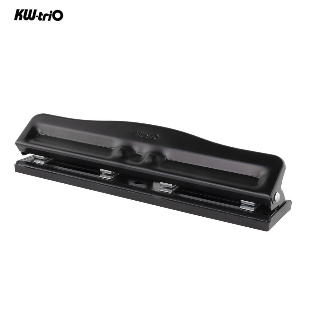 Basic Office |   KW-triO Portable 3 Hole Punch Handheld Metal Hole Puncher 10 Sheet Capacity 7mm Aperture Paper Punch for A4 A5 A7 A6 B5 Notebook Scrapbook Diary Planner Basic Office Basic Office